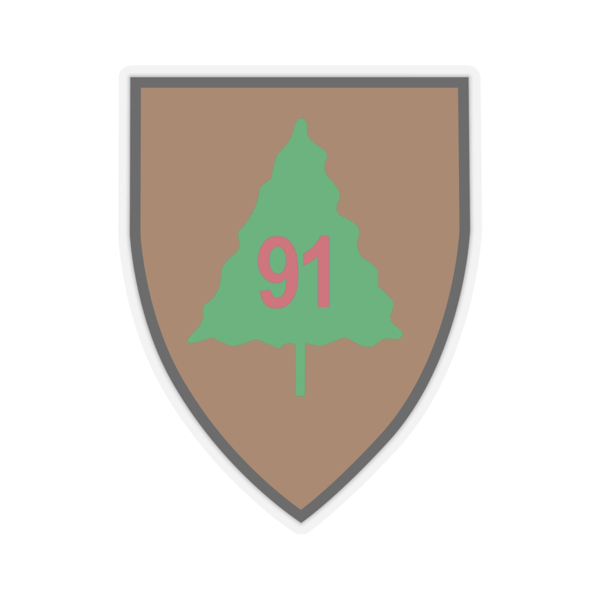 Kiss-Cut Stickers - SSI - 91st Infantry Division X 300
