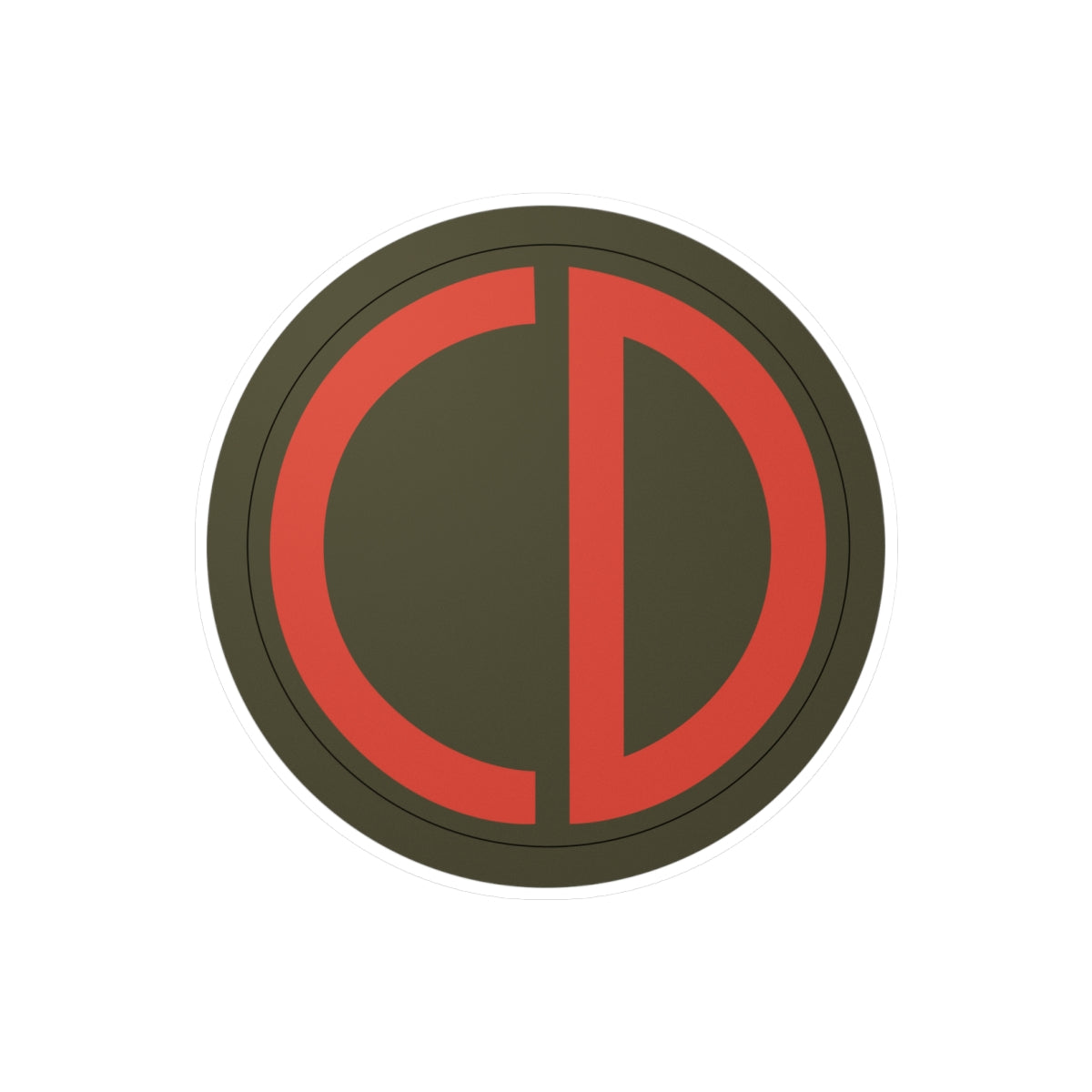 Kiss-Cut Vinyl Decals - SSI - 85th Infantry Division X 300