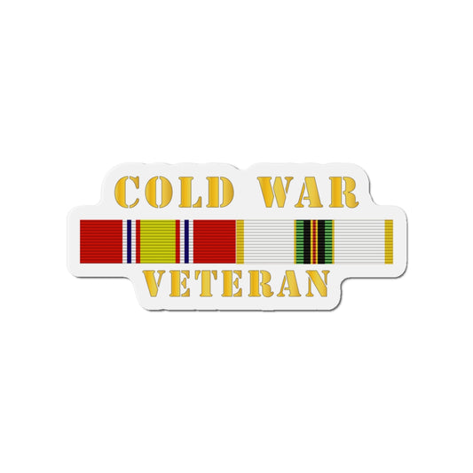 Die-Cut Magnets - Army - Cold War Veteran w COLD SVC