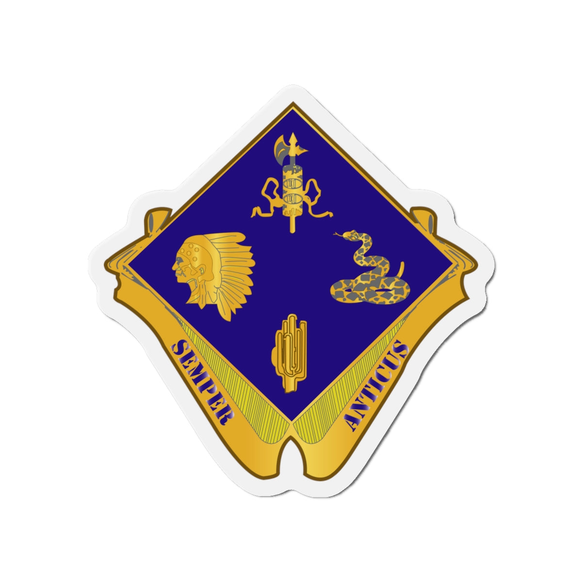 Die-Cut Magnets - Army - 45th Infantry Division wo Txt