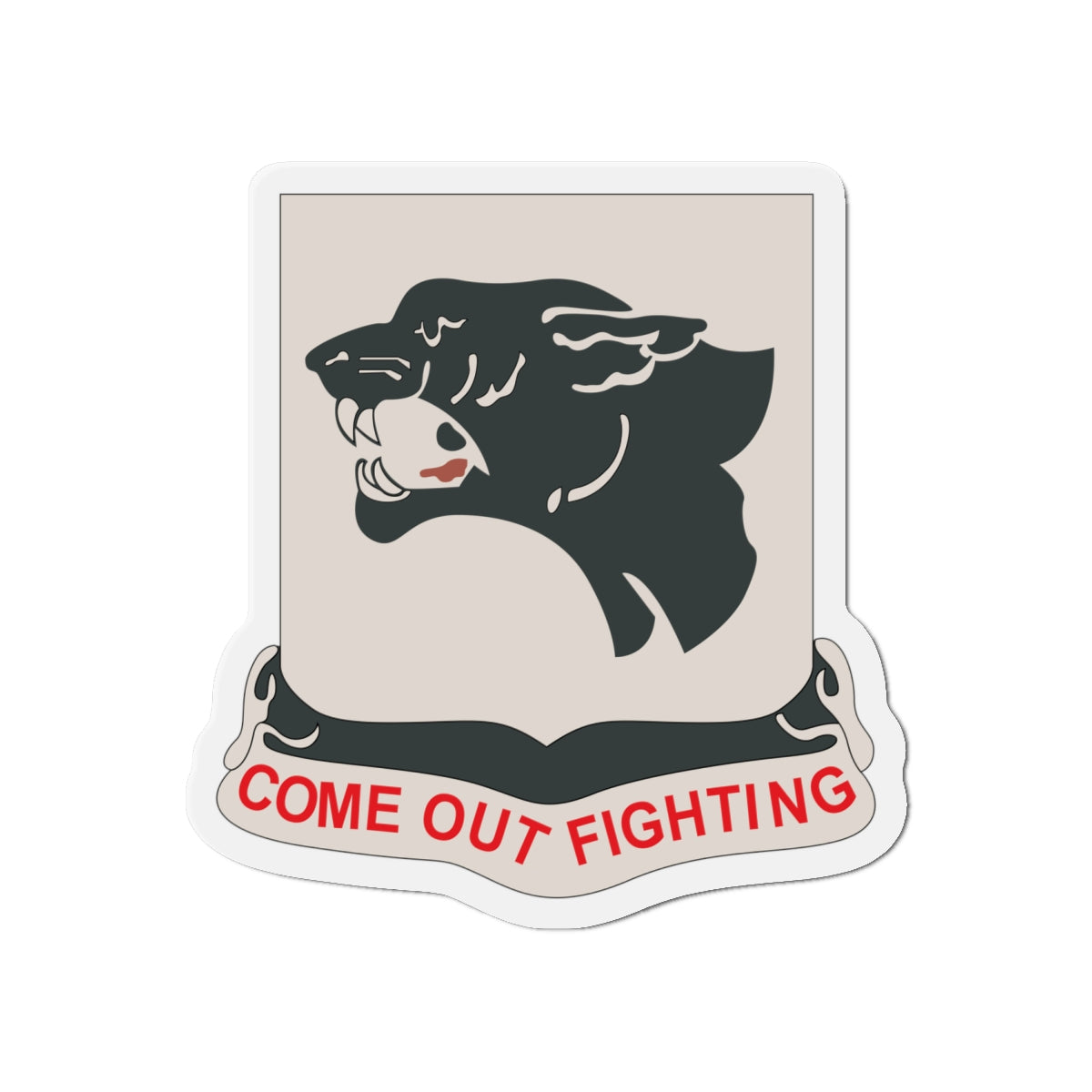Die-Cut Magnets -SSI -Army - 761st Tank Battalion - Black Panthers wo Txt X 300