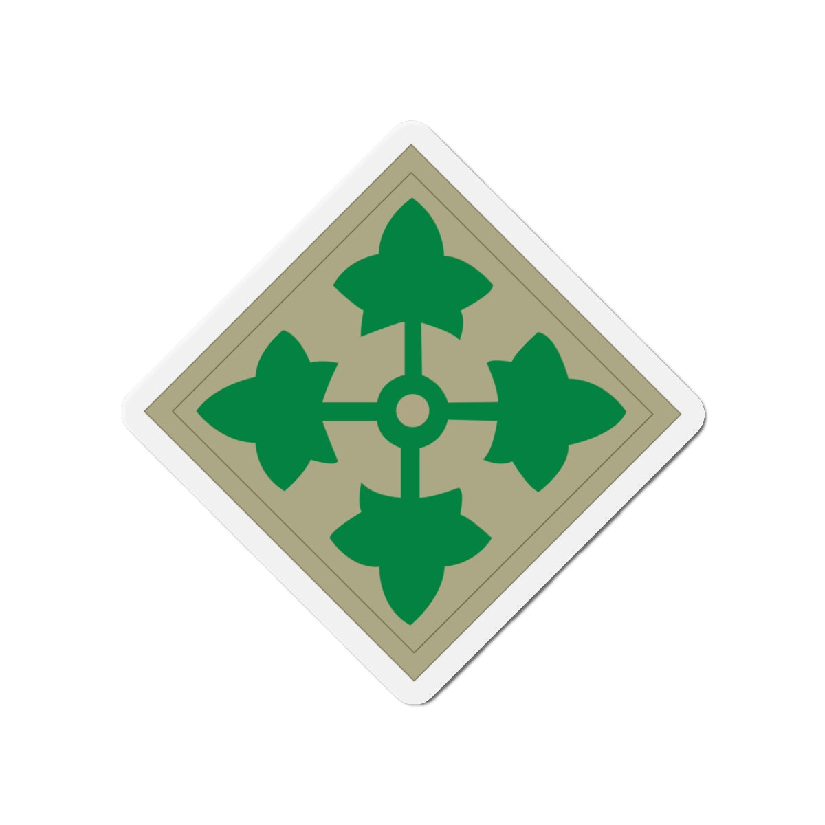 Die-Cut Magnets - SSI - 4th Infantry Division wo Txt X 300