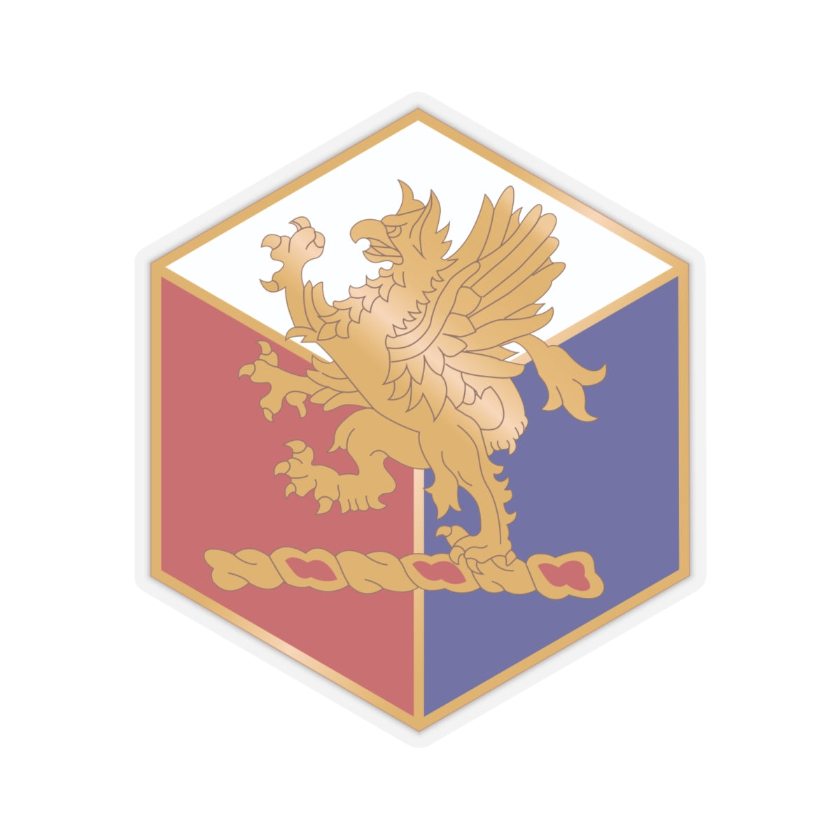 Kiss-Cut Stickers Army - DUI - 46th Infantry Division X 300