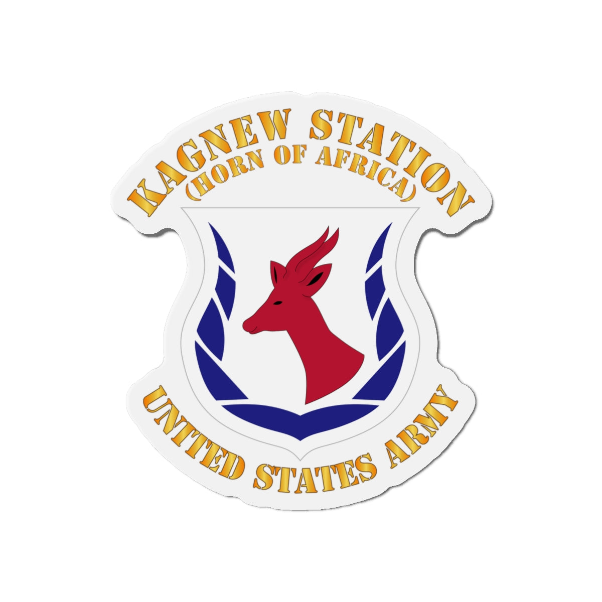 Die-Cut Magnets - Army - Kagnew Station - Horn of Africa