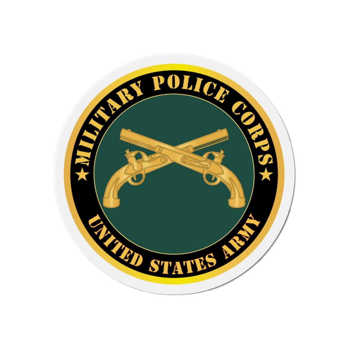 Die-Cut Magnets - Army - Military Police - Branch - United States Army X 300