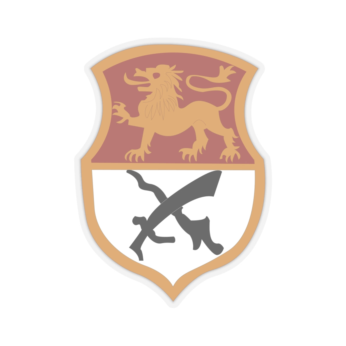 Kiss-Cut Stickers - SSI - 15th Cavalry Division  X 300