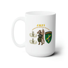 Load image into Gallery viewer, White Ceramic Mug 15oz - JMPI - USACAPOC
