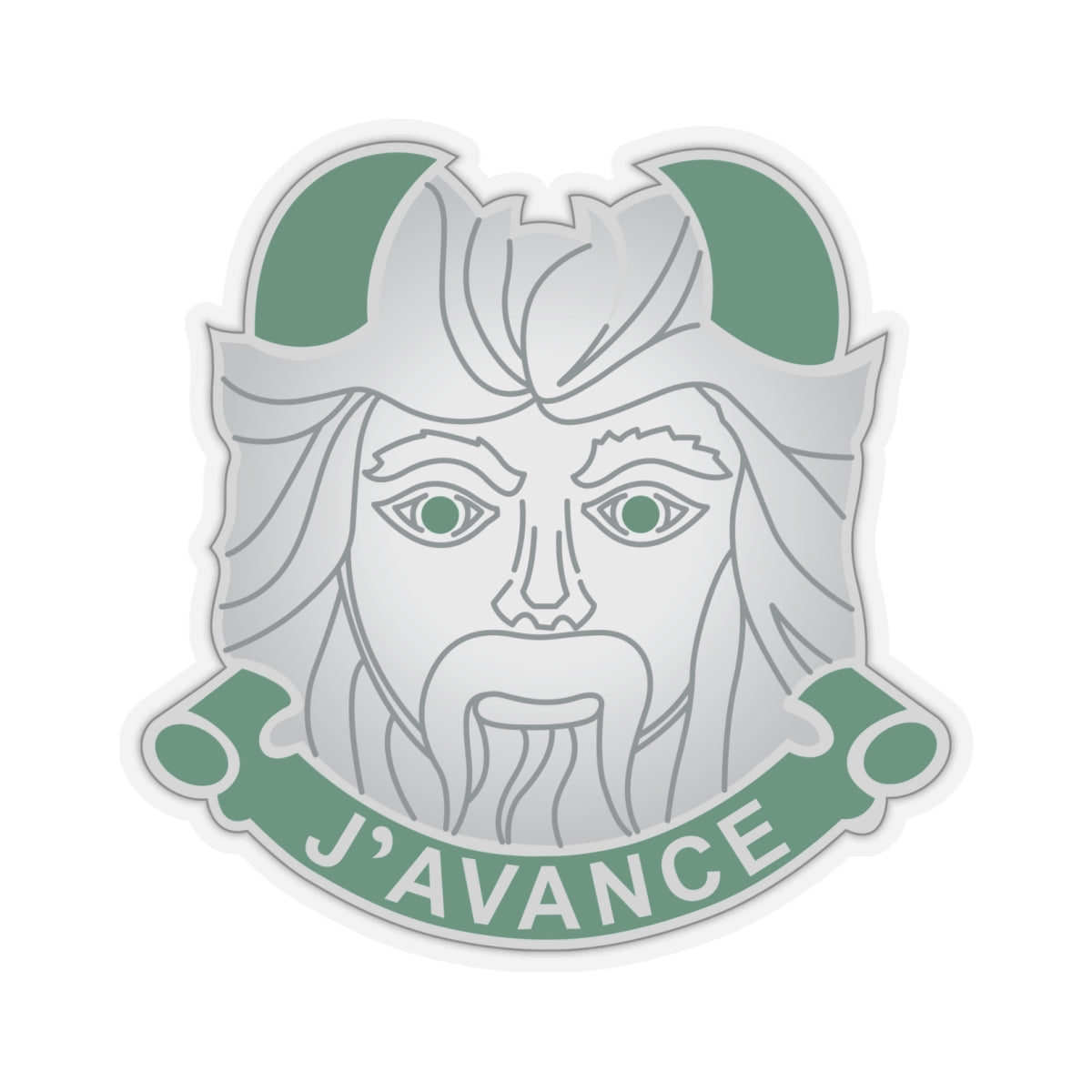 Kiss-Cut Stickers Army - DUI - 11th Armored Division X 300