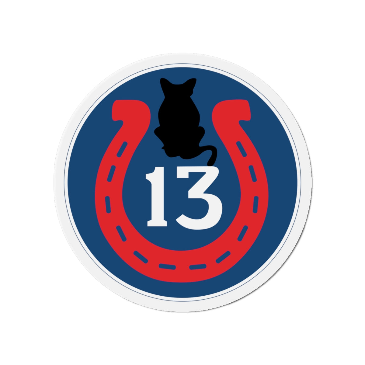 Die-Cut Magnets -SSI - 13th Infantry Division - Cat X 300