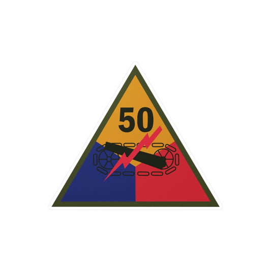 Kiss-Cut Vinyl Decals - SSI - 50th Armored Division X 300