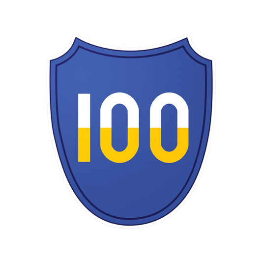 Kiss-Cut Vinyl Decals - SSI - 100th Infantry Division X 300