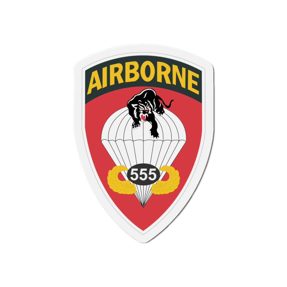 Die-Cut Magnets - Army - 555th Parachute Infantry Battalion wo Txt X 300