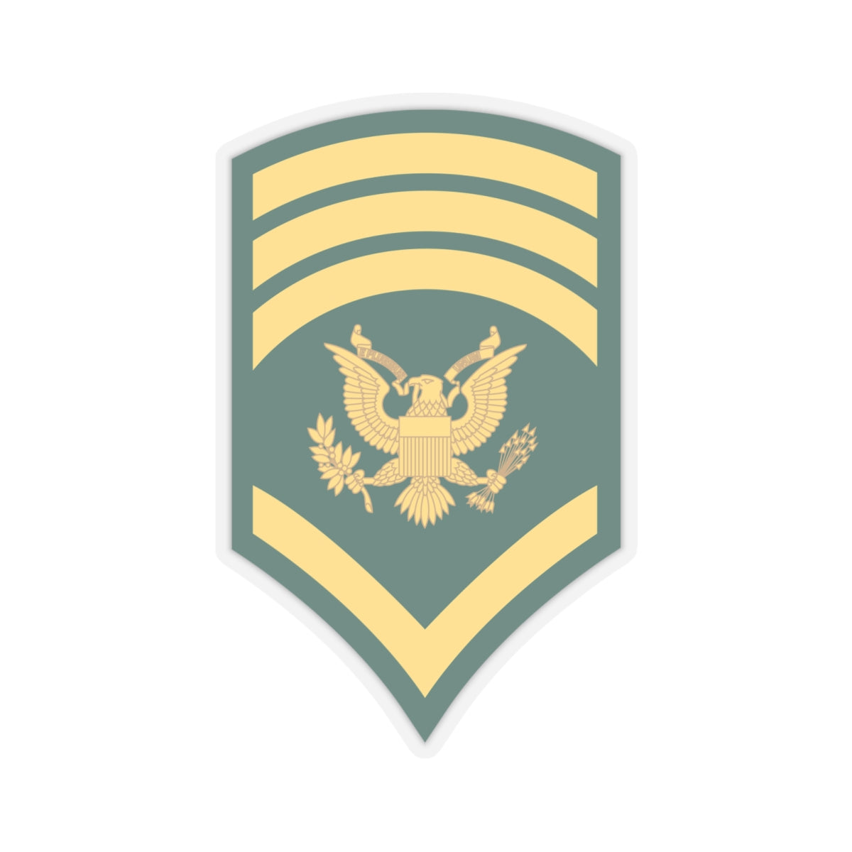 Kiss-Cut Stickers Army - Army - Enlisted - SPEC 8 - Specialist 8  - Std wo Txt X 300