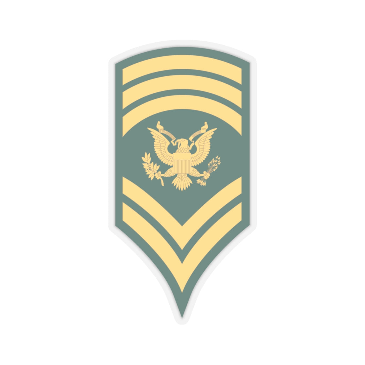 Kiss-Cut Stickers Army - Army - Enlisted - SPEC 9 - Specialist 9  - Std wo Txt X 300