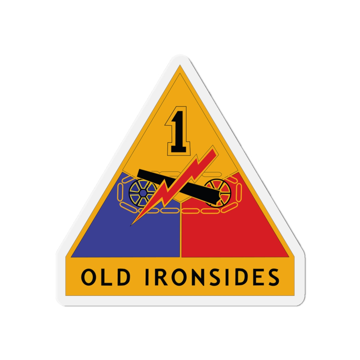 Die-Cut Magnets - DUI - 1st Armored Division X 300