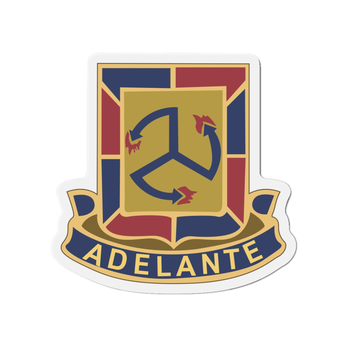 Die-Cut Magnets - Army - 515th Parachute Infantry Regiment - DUI wo Txt X 300