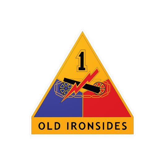 Kiss-Cut Vinyl Decals - DUI - 1st Armored Division X 300