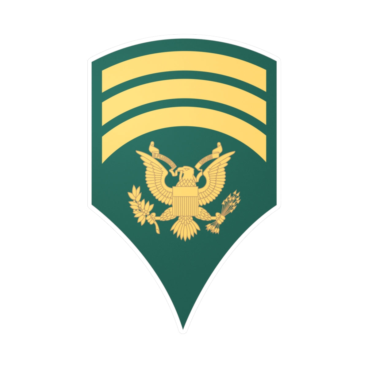 Kiss-Cut Vinyl Decals - Army - Enlisted - SPEC 7 - Specialist 7  - Std wo Txt X 300