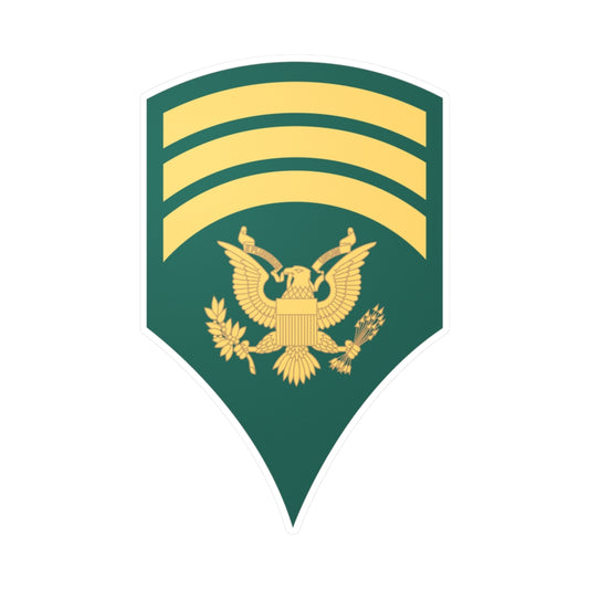 Kiss-Cut Vinyl Decals - Army - Enlisted - SPEC 7 - Specialist 7  - Std wo Txt X 300