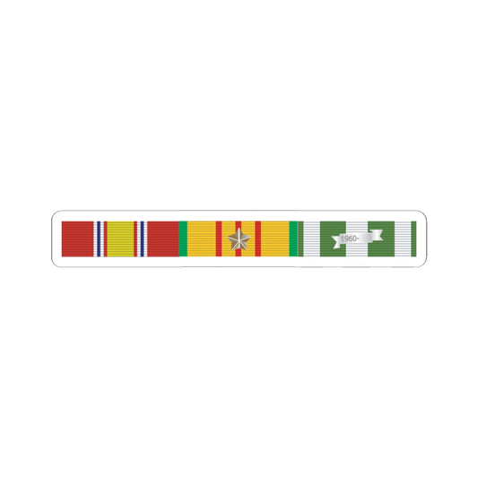 Kiss - Cut Stickers - Army - Vietnam Ribbons SVC bar w 1 Campaign Stars x 300
