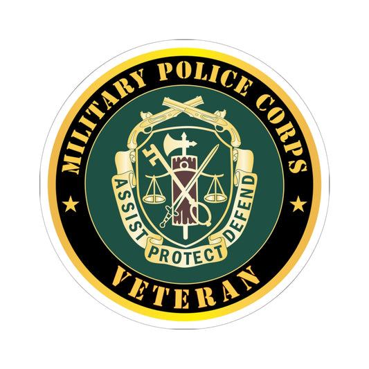 Kiss - Cut Stickers - Army - Military Police Corps Regimental Crest - Veteran X 300