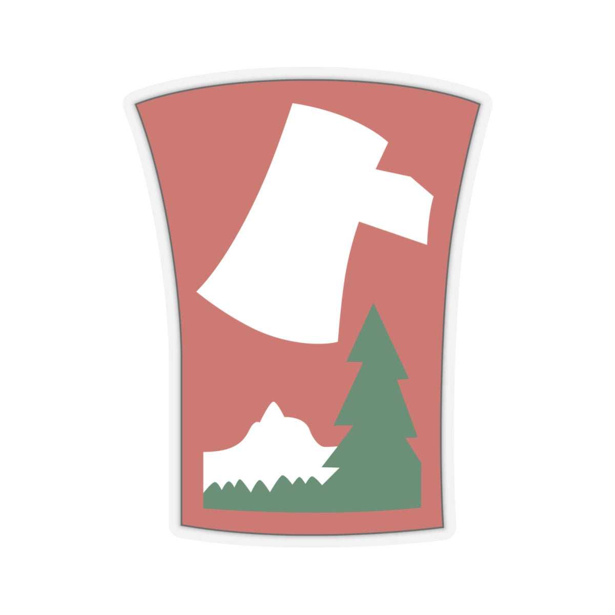 Kiss-Cut Stickers - SSI - 70th Infantry Division X 300