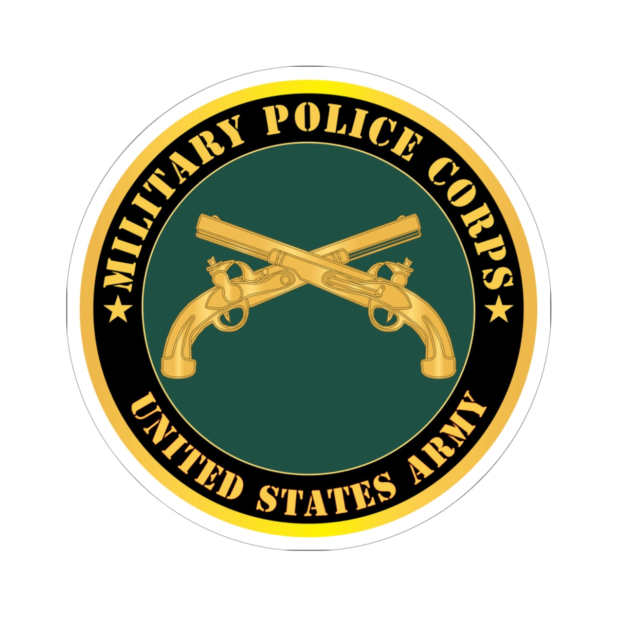Kiss - Cut Stickers - Army - Military Police - Branch - United States Army X 300