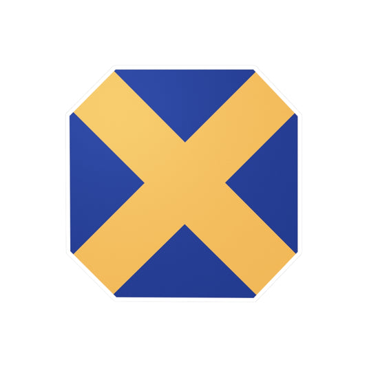 Kiss-Cut Vinyl Decals - SSI - 14th Infantry Division X 300