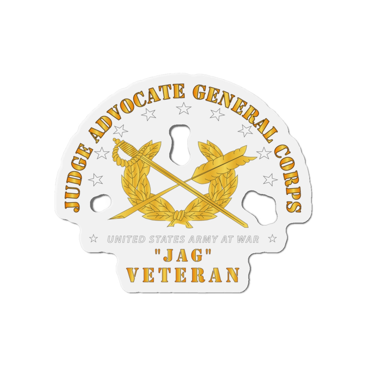 Die-Cut Magnets - JAG Branch Veteran