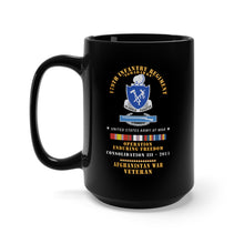 Load image into Gallery viewer, Black Mug 15oz - 179th Infantry Regiment - Tomahawks - Afghanistan - Consolidation III - 2011 w CIB -  OIF - AFGHAN SVC X 300
