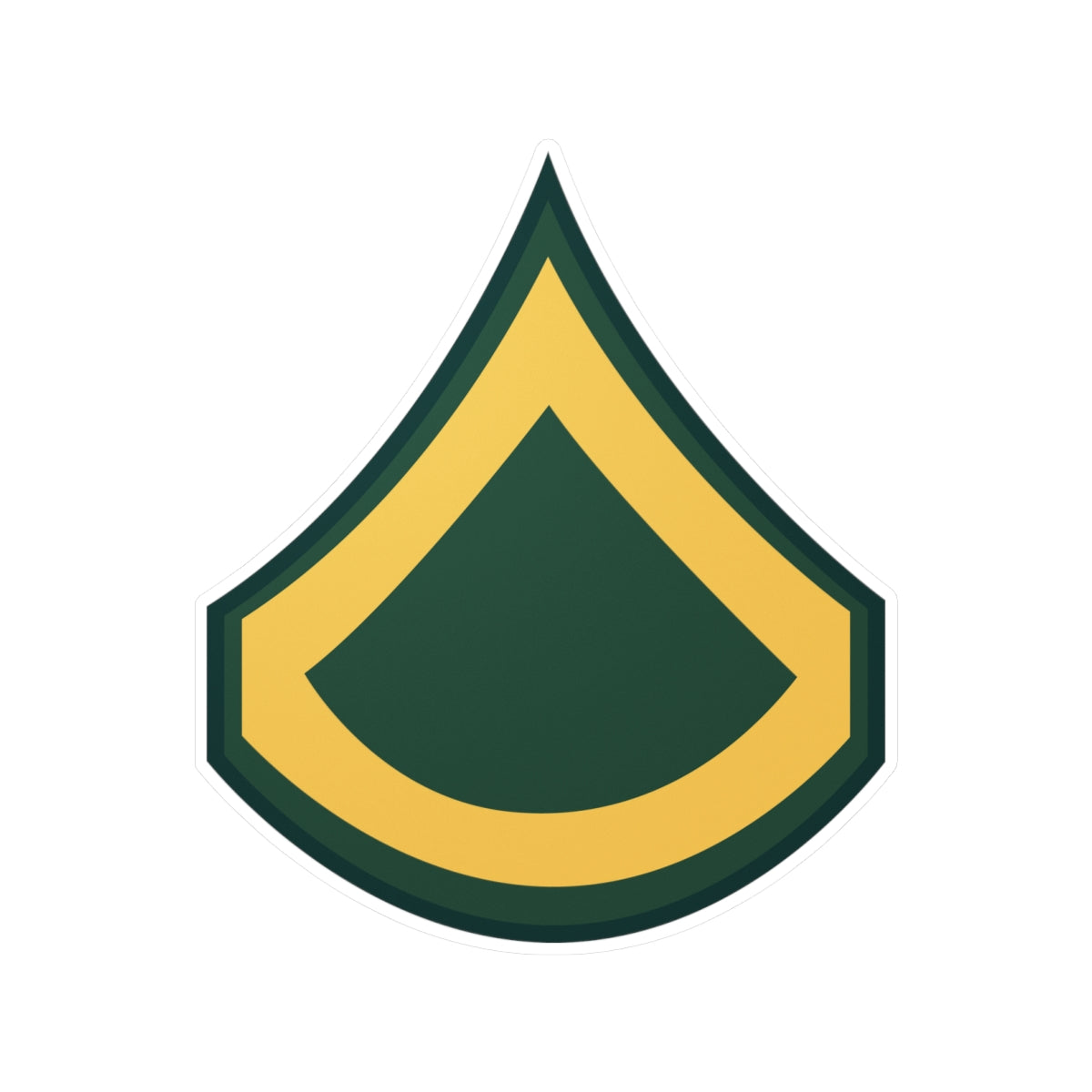 Kiss-Cut Vinyl Decals - Army - Private First Class E-3 (PFC) X 300