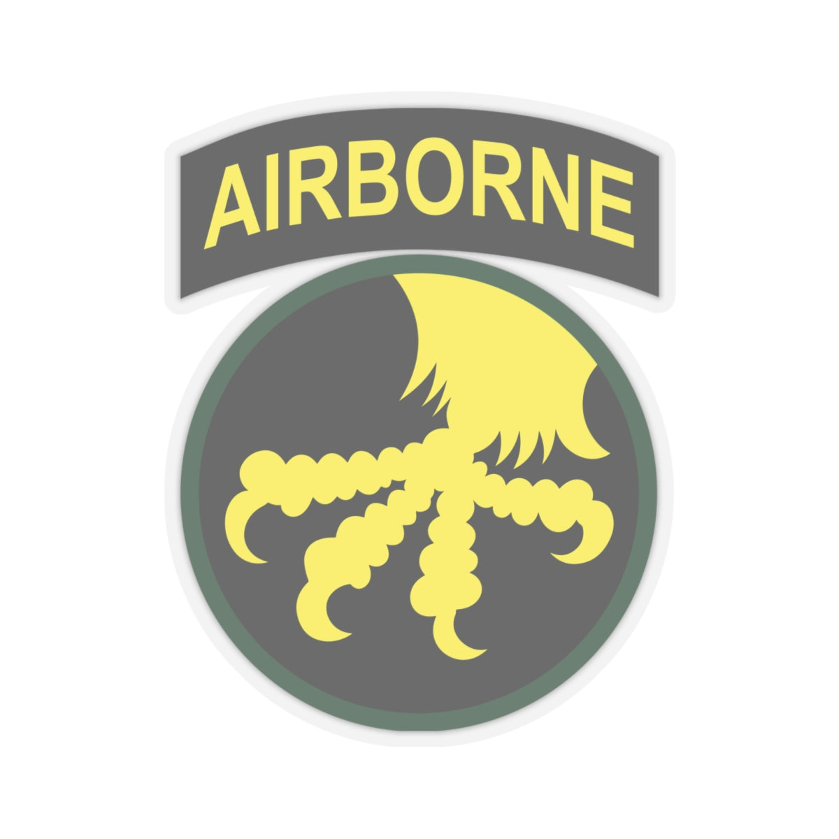 Kiss-Cut Stickers - SSI - 17th Airborne Division X 300