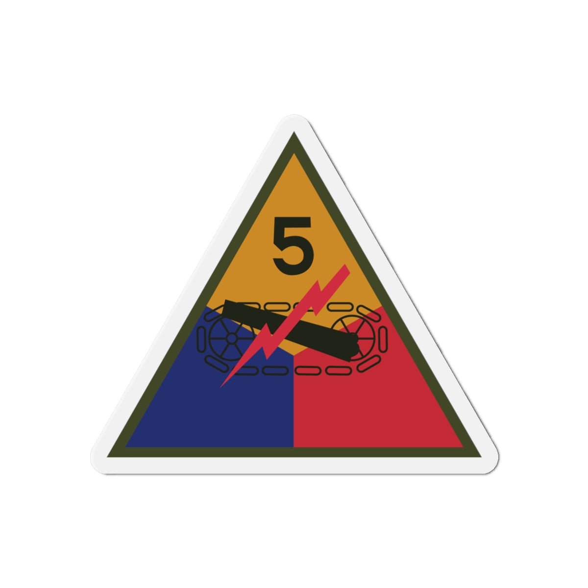 Die-Cut Magnets - SSI - 5th Armored Division X 300