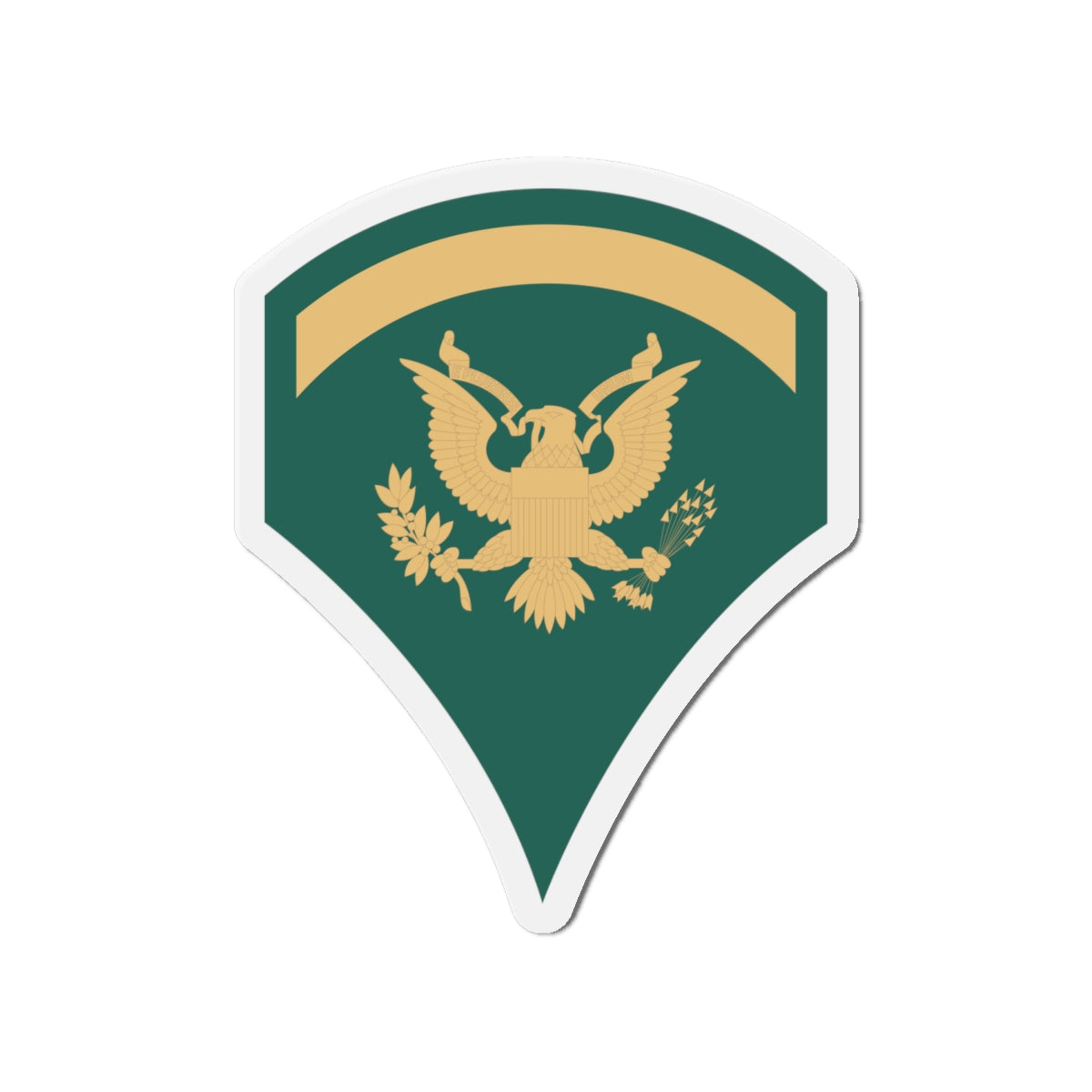 Die-Cut Magnets - Army - Enlisted - SPEC 5 - Specialist 5  - Std wo Txt X 300
