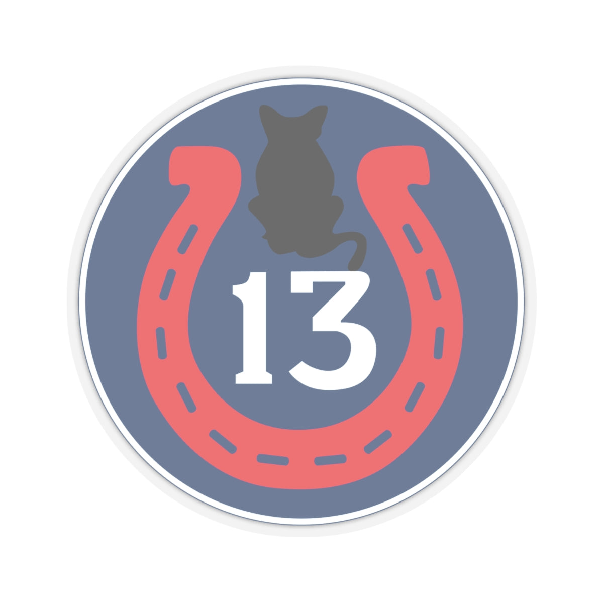 Kiss-Cut Stickers - SSI - 13th Infantry Division - Cat X 300