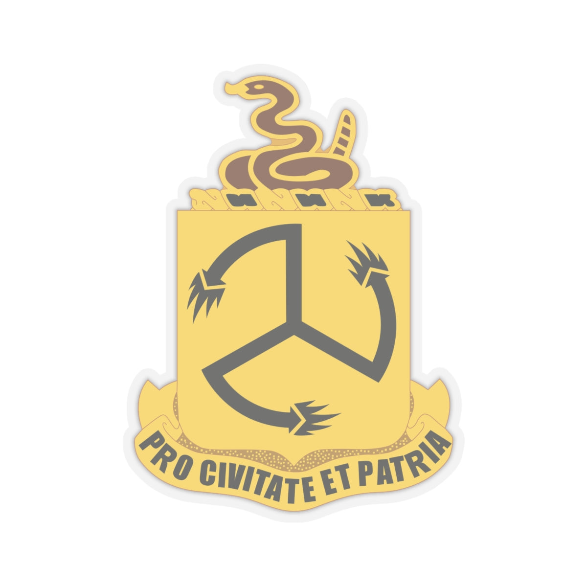 Kiss-Cut Stickers - 200th Infantry Regiment - DUI wo Txt X 300