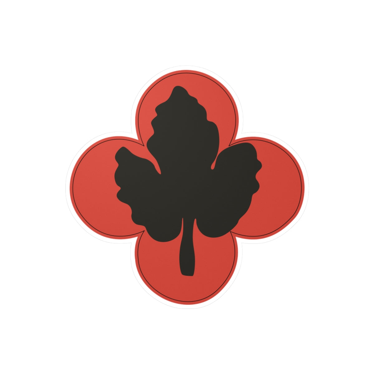 Kiss-Cut Vinyl Decals - SSI - 43rd Infantry Division X 300