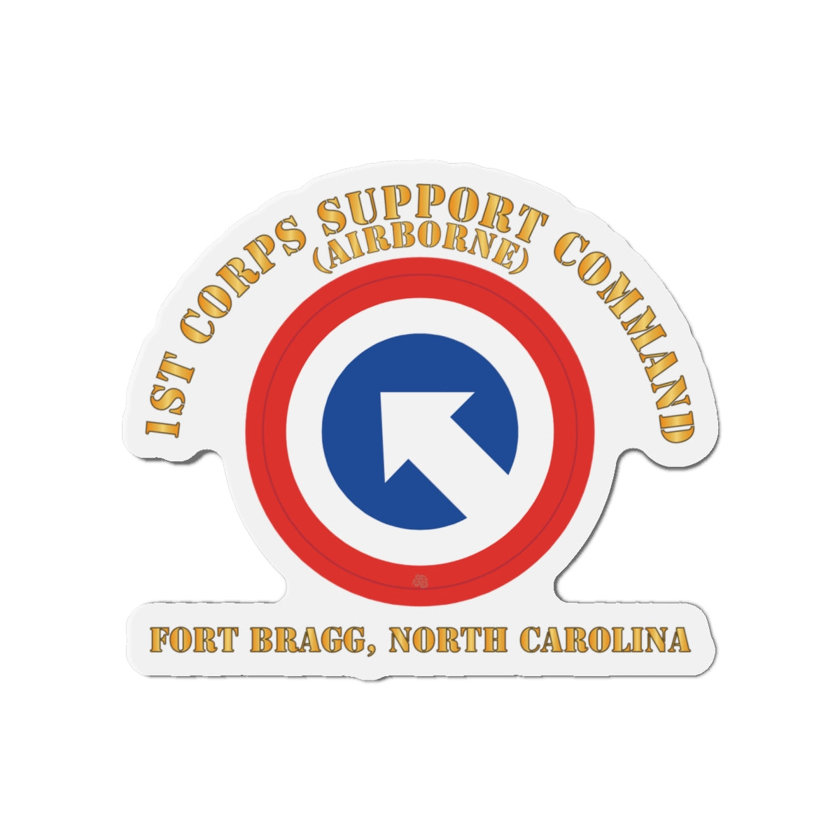 Die-Cut Magnets - Army - 1st Corps Support Command (COSCOM)  - FBNC X 300