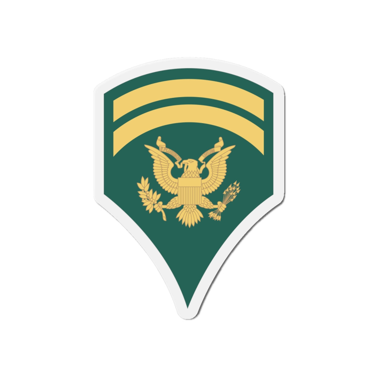 Die-Cut Magnets - Army - Enlisted - SPEC 6 - Specialist 6  - Std wo Txt X 300