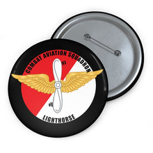 Load image into Gallery viewer, Custom Pin Buttons - Combat Aviation Squadron - Lighthorse - 11th Armored Cavalry Regiment X 300
