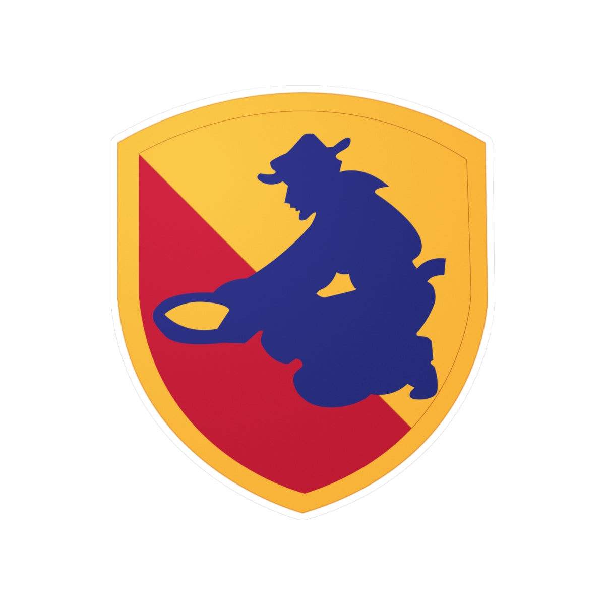 Kiss-Cut Vinyl Decals - SSI - 49th Infantry Division (1947-1968) X 300