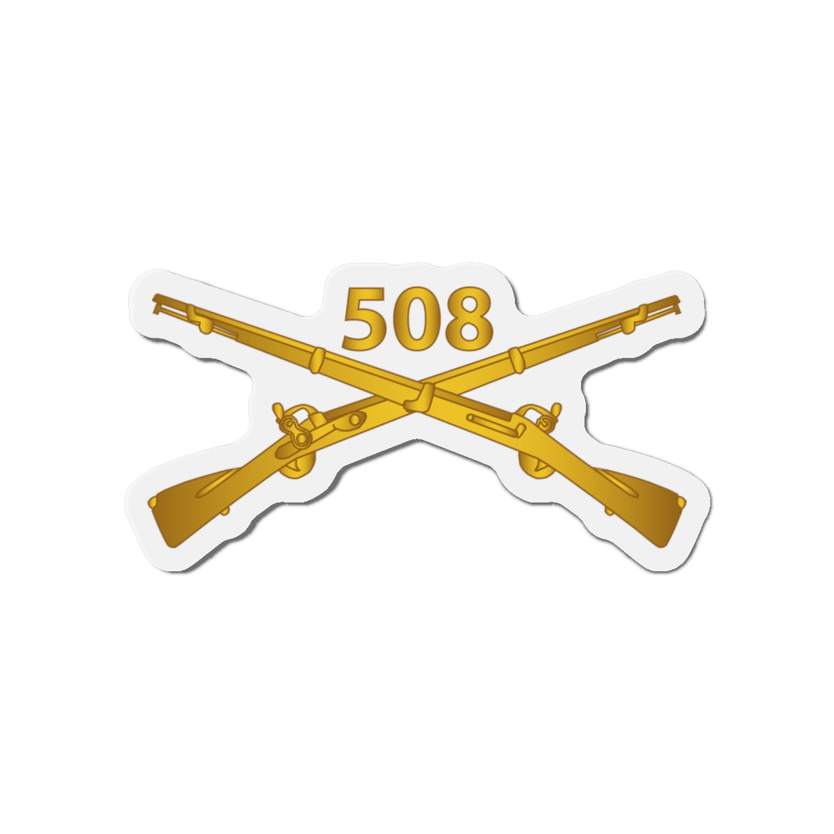 Die-Cut Magnets - Army -  508th Infantry Regiment Branch wo Txt X 300