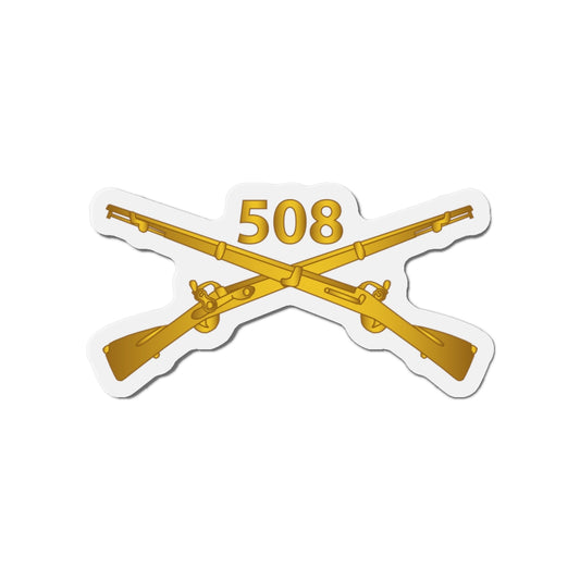Die-Cut Magnets - Army -  508th Infantry Regiment Branch wo Txt X 300