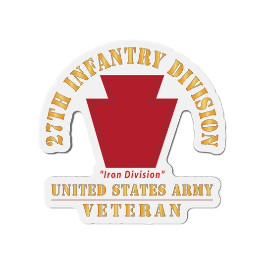 Die-Cut Magnets - Army - SSI - 28th Infantry Division - Iron Division- US Army Veteran X 300