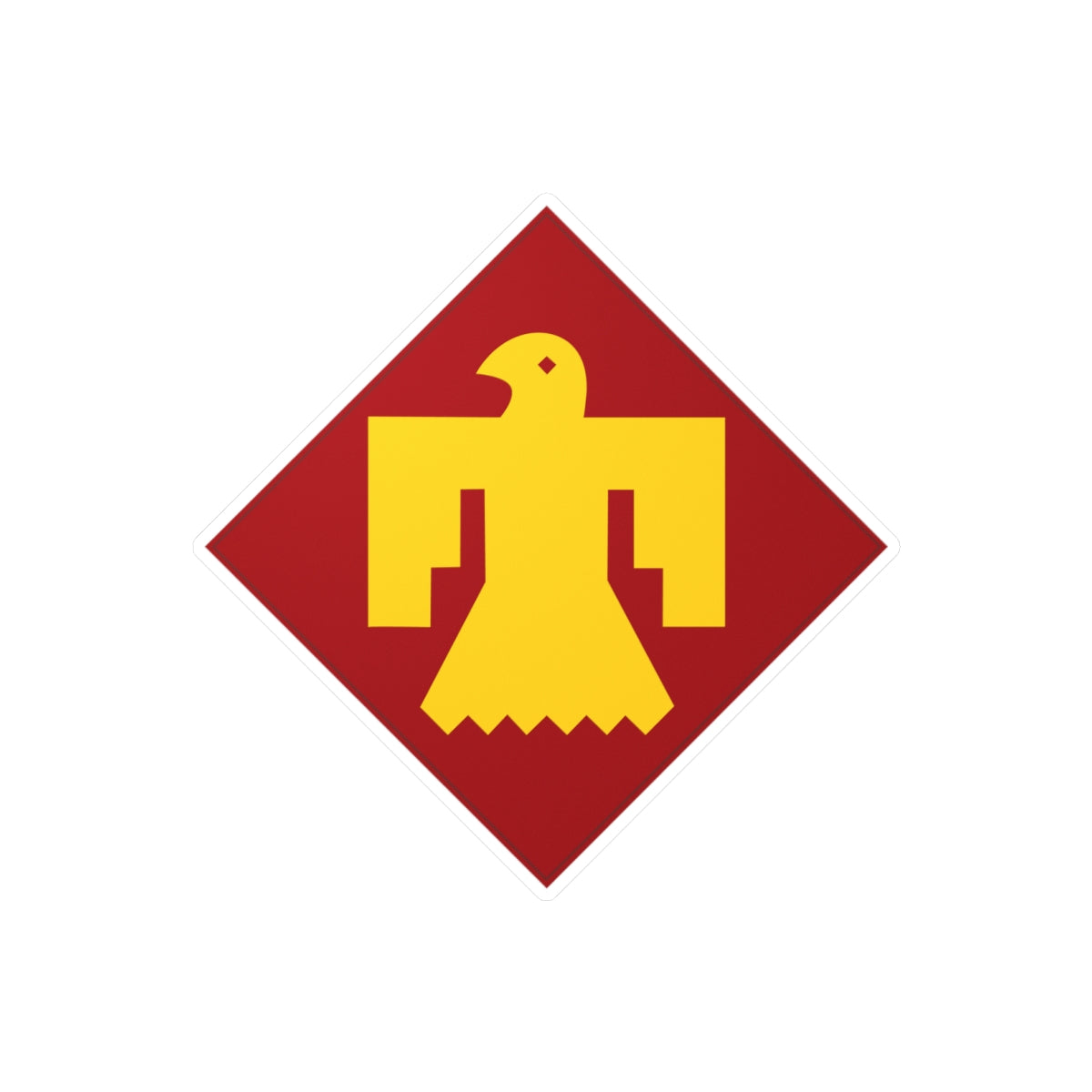 Kiss-Cut Vinyl Decals - SSI - 45th Infantry Division X 300