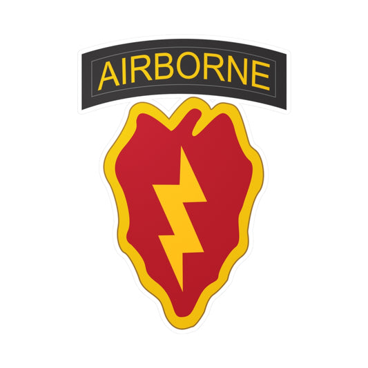 Kiss-Cut Vinyl Decals - SSI - 25th Infantry Division with txt X 300