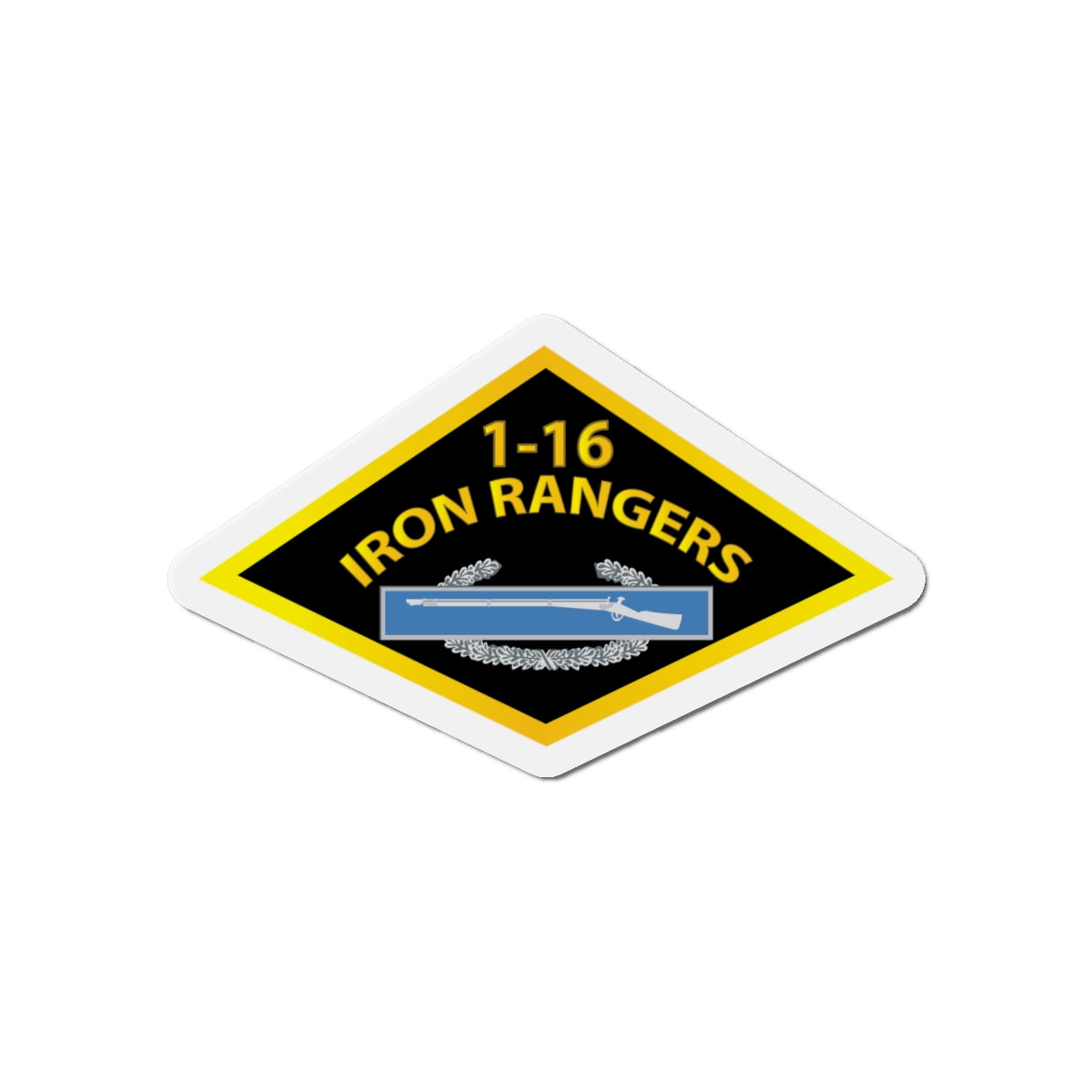 Die-Cut Magnets - Army - 1st Bn,16th Infantry - Iron Rangers w CIB w Txt X 300