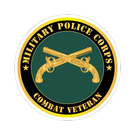 Kiss - Cut Stickers - Army - Military Police - Branch - Combat Veteran