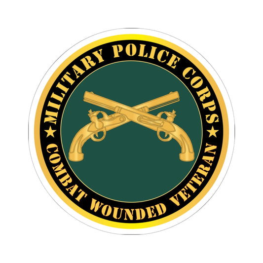 Kiss - Cut Stickers - Army - Military Police - Branch - Combat Wounded Veteran X 300