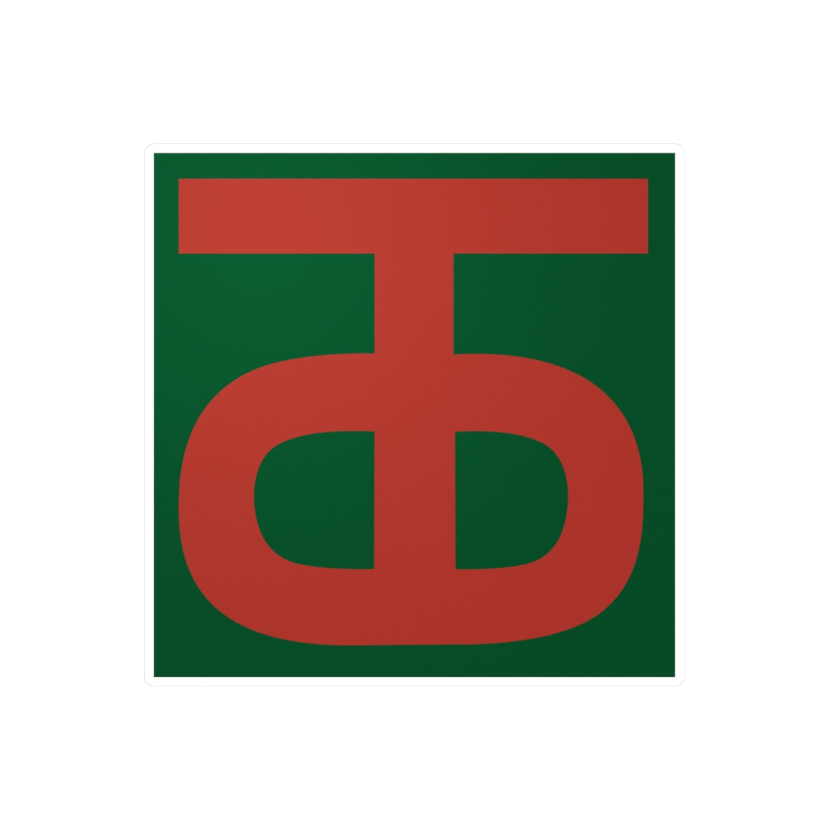 Kiss-Cut Vinyl Decals - SSI - 90th Infantry Division X 300